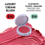 Clover by Clove + Hallow Cheeks Pressed Silk Blushing Balm