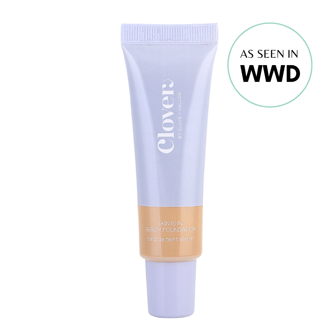 Clover by Clove + Hallow Face 05 - Light-to-medium skin with slightly pink undertones Skin Is In Serum Foundation Affordable Vegan Serum Foundation | Skin Is In Foundation