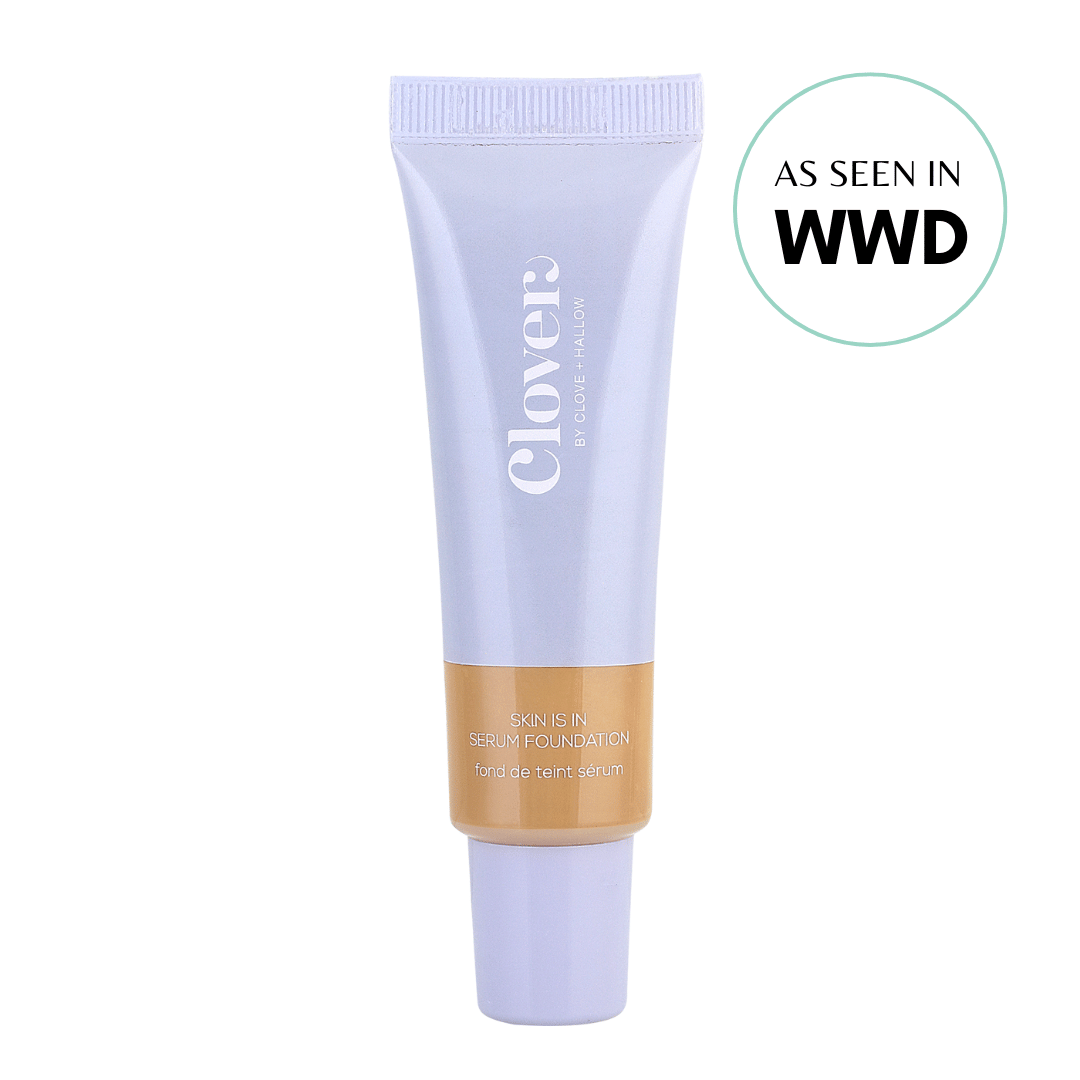 Clover by Clove + Hallow Face 06 - Medium skin with golden undertones Skin Is In Serum Foundation Affordable Vegan Serum Foundation | Skin Is In Foundation