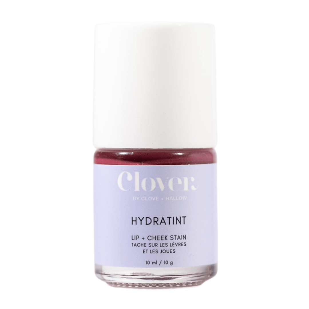 Clover by Clove + Hallow Lips Mulled - Berry wine plum Hydratint Lip + Cheek Stain