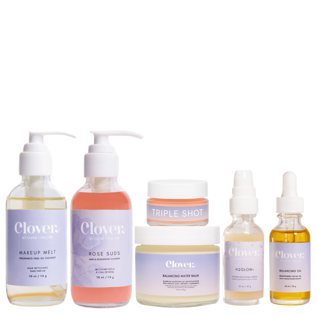 Clover by Clove + Hallow Skincare The Revive + Restore Skin Set | Anti-Aging + Skin Barrier Support Essential The Revive + Restore Skin Set | Anti-Aging + Skin Barrier Support Essential