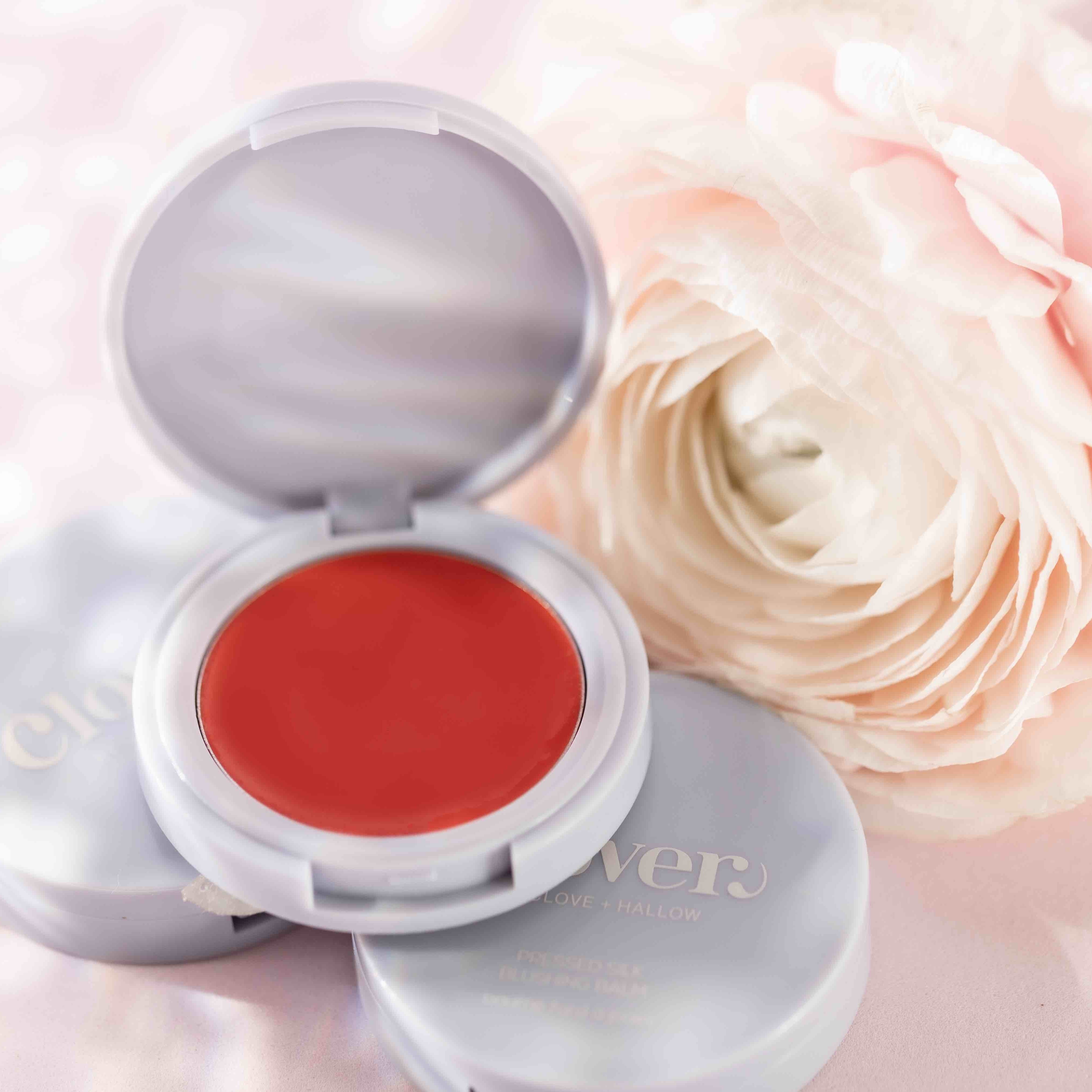Clover by Clove + Hallow Cheeks Pressed Silk Blushing Balm