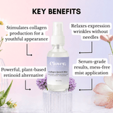 Clover by Clove + Hallow Skincare Collagen Quench Firming Mist Collagen Quench Firming Botanical Mist - Retinol Alternative Face Serum 