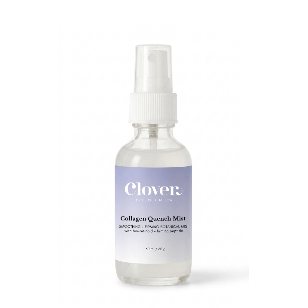 Clover by Clove + Hallow Skincare COLLAGEN QUENCH Smoothing Mist Botanical Treatment Mist Collection Botanical Treatment Mist Collection