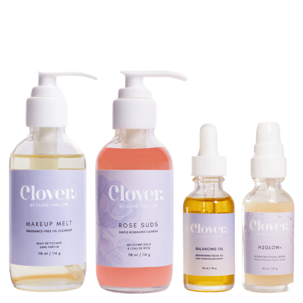 Clover by Clove + Hallow Skincare The Core Skincare Set