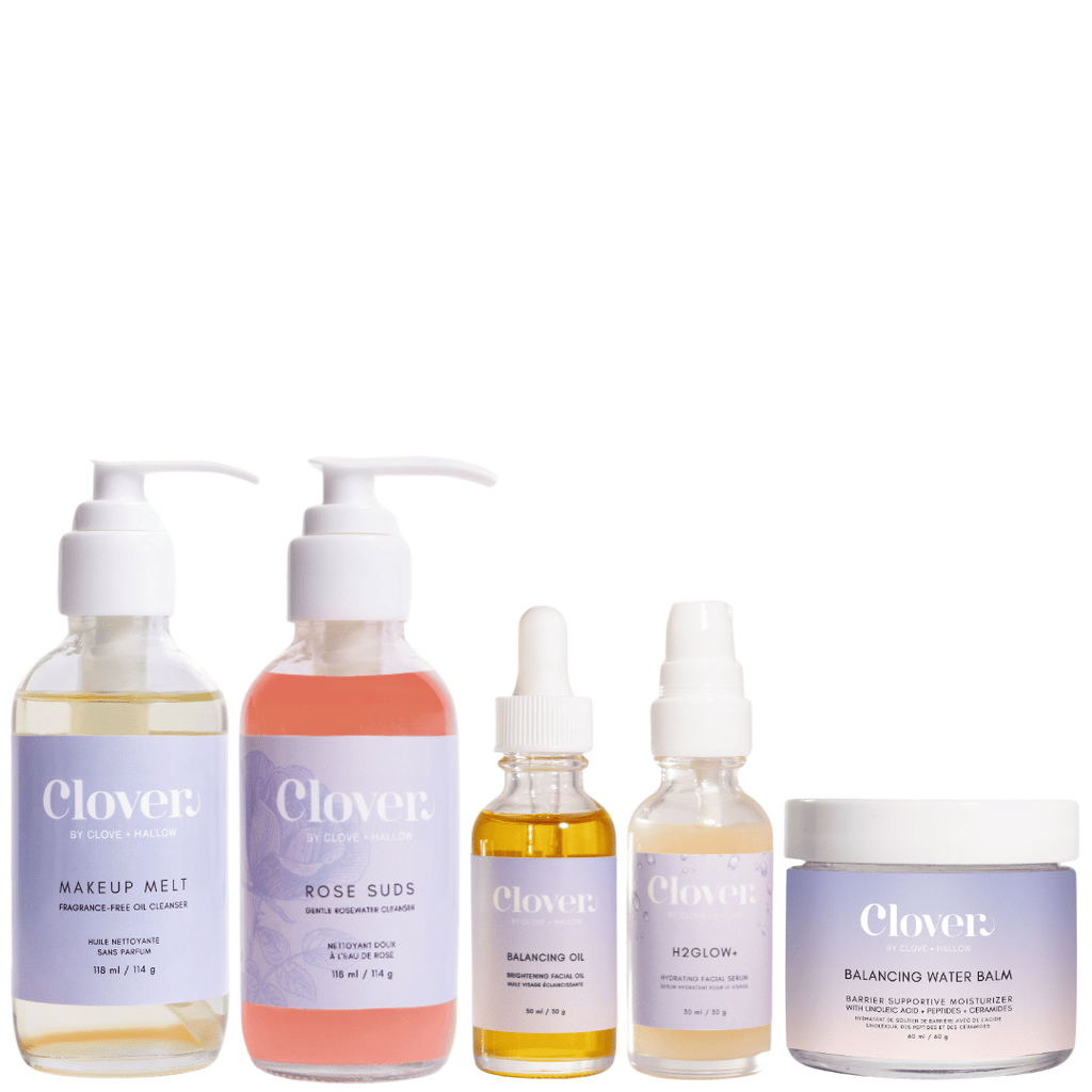 Clover by Clove + Hallow Skincare The Core Skincare Set The Core Skincare Set